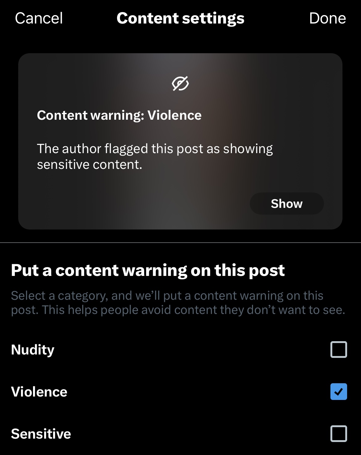  Captura de tela do processo de autocensura do TweetEraser.